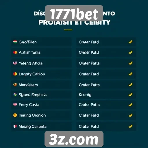 Métodos de pagamento aceitos na plataforma 1771bet