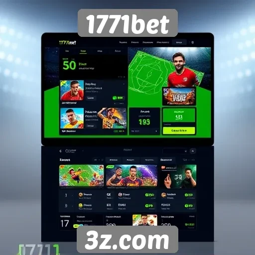 Estudo sobre a interface de usuário do 1771bet